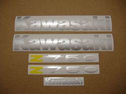 z750 2007 - 2009 ninja decals adesivi graphics autocollants pegatinas restoration stickers replacement set kit labels