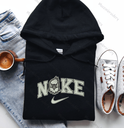 nike north dakota fighting hawks embroidered unisex shirt, ncaa t shirt, ncaa embroidery hoodie, nike sweatshirt