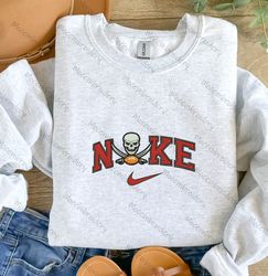 nike tampa bay buccaneers embroidered unisex shirt, ncaa t shirt, ncaa embroidery hoodie, nike sweatshirt