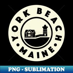 york beach - maine circle tan - premium png sublimation file - perfect for sublimation mastery