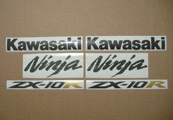 zx10r 2004 ninja stickers decals adhesives restoration graphics replica kit set replacement autocollants adesivi pattern