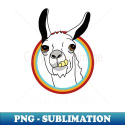 Llama What the Spit - Retro PNG Sublimation Digital Download - Stunning Sublimation Graphics