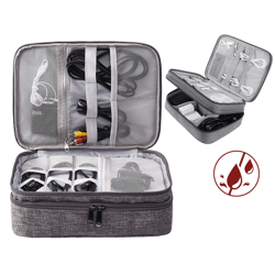 electronics organizer travel cable organizer bag waterproof portable digital storage bag electronic accessories case cab