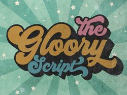 gloory font script ttf | retro font,  font bundle, cricut fonts, procreate fonts, crafting fonts, branding fonts