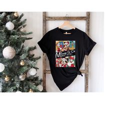 mickey & friends disneyland tee, mickey minnie mouse christmas shirt,disney christmas family shirt,disneyworld merry chr