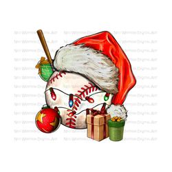 christmas baseball png sublimation design download, christmas png, baseball png, christmas sport png, sublimate designs download