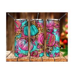 breast cancer pumpkin 20oz skinny tumbler png sublimation design download,breast cancer png, western tumbler png, sublimate designs download