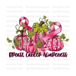 breast cancer awareness pumpkins png sublimation design download, fight cancer png, cancer awareness png,fall pumpkin png,sublimate download