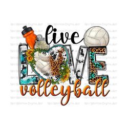 live love volleyball png sublimation design download, volleyball heart png, volleyball png,leopard volleyball png,sublimate designs download