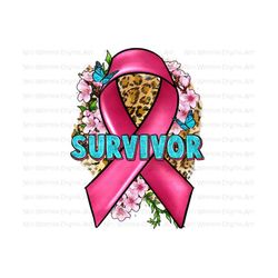 cancer survivor png sublimation design download, breast cancer png, cancer awareness png, cancer ribbon png, sublimate designs download