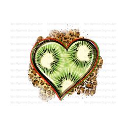 kiwi heart png sublimate designs download, summer fruit png, hello summer png, kiwi png, summer vibes png, sublimate designs download