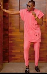 mens kimono wear|africans men trendy fashion wear |african men shirt and down -pink