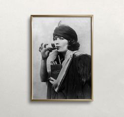 prohibition wall art, black and white art, vintage wall art, liquor in book, woman portrait, bar wall decor, digital dow