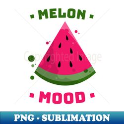 melon mood design - decorative sublimation png file - create with confidence