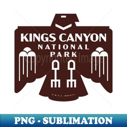 Native American Bird - Kings Canyon National Park Brown - PNG Sublimation Digital Download - Add a Festive Touch to Every Day