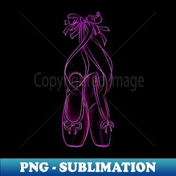 rtro vintage ballet shoes design ballerina ballet - png transparent digital download file for sublimation - bring your designs to life