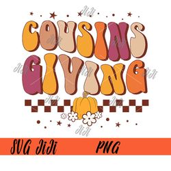 cousins giving cute pumpkin png, cousin crew thanksgiving family png