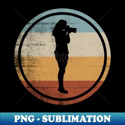 retro vintage photographer design photography - png transparent sublimation file - perfect for personalization