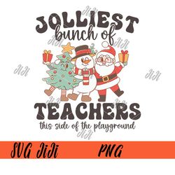 jolliest bunch of teachers png, this side of the playground xmas png