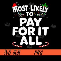 most likely to pay for it all png, matching top premium png