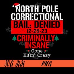 north pole correctional png, bail denied criminally insane gone png