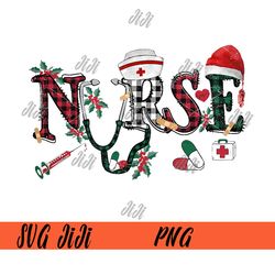 nurse christmas png, nurse life cute xmas nursing gifts png