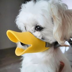 dog muzzle silicone duck muzzle mask for pet anti bite stop barking small large mouth muzzles pet dog accessories