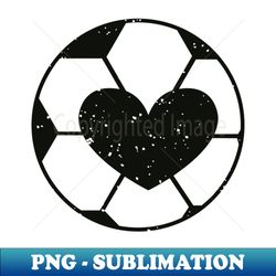 grunge soccer ball - png transparent sublimation file - perfect for sublimation art