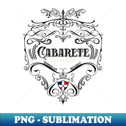 cabarete vintage design - exclusive png sublimation download - instantly transform your sublimation projects