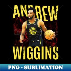 andrew wiggins - high-resolution png sublimation file - add a festive touch to every day