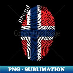 norway flag - decorative sublimation png file - spice up your sublimation projects