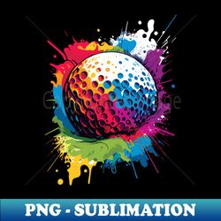 golf ball - instant png sublimation download - defying the norms