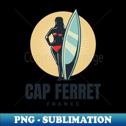 cap ferret france surfer girl - aesthetic sublimation digital file - defying the norms