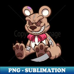 evil teddy bear - stylish sublimation digital download - spice up your sublimation projects