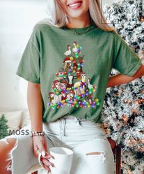 Farm Christmas Tree Shirt, holiday apparel, Animal Farm, iPrintasty Christmas, Animal Christmas Shirt, Christmas farm t-