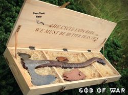 the leviathan axe || god of war || kratos axe || personalized gift box || viking hatchet axe || best gift for mother's d