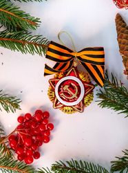 christmas toy "order of the ussr" / new year's tree toy