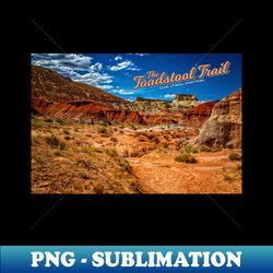 Toadstool Trail at Grand Staircase-Escalante National Monument - Instant Sublimation Digital Download - Capture Imagination with Every Detail