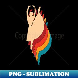 ballerina dancer - decorative sublimation png file - unleash your creativity