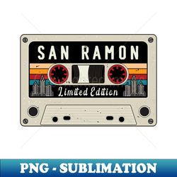 Retro San Ramon City - Stylish Sublimation Digital Download - Bold & Eye-catching