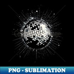 disco ball - png transparent digital download file for sublimation - perfect for creative projects