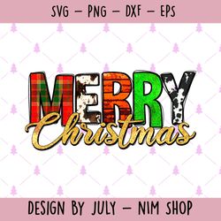 merry christmas western png, green red glitter, christmas sublimation design, christmas cowhide png