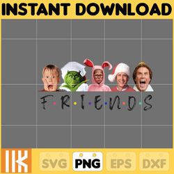 christmas vacation png, friends christmas png, funny christmas, christmas movie png, instant download