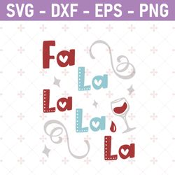 la la la christmas svg design, png design