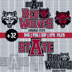 red wolfs, red wolfs svg, red wolfs clipart, red wolfs cricut, football svg, ncaa s