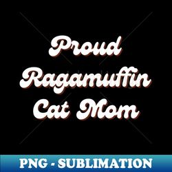 ragamuffin cat - vintage sublimation png download - instantly transform your sublimation projects