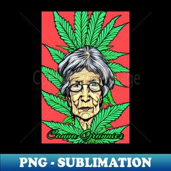 canna grannies 34 - png sublimation digital download - enhance your apparel with stunning detail