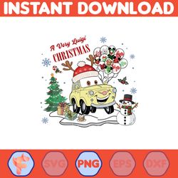 christmas cars png, a very luigi christmas png, lightning mcqueen png, christmas png, disney balloon png