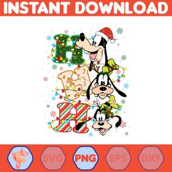 disney merry christmas png, ho ho ho christmas png, christmas character, christmas squad png, christmas friends png