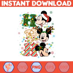 disney merry christmas png, ho ho ho christmas png, christmas character, christmas squad png, christmas friends png